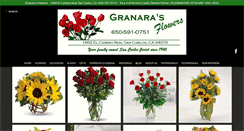 Desktop Screenshot of granarasflowers.com